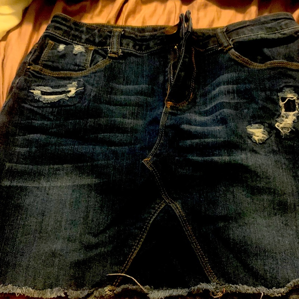 Jean skirt, size 14, imperial star